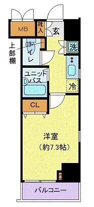 アイル秋葉原EASTの物件間取画像