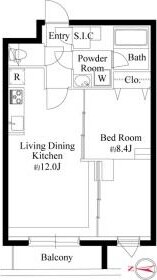 グランパセオ代々木上原Ⅱの物件間取画像