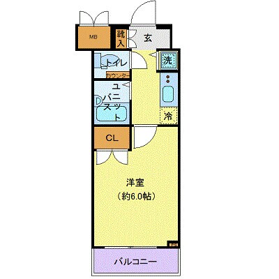 メインステージ麻布十番Ⅱの物件間取画像