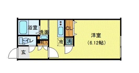 MODULOR白山Ⅱの物件間取画像