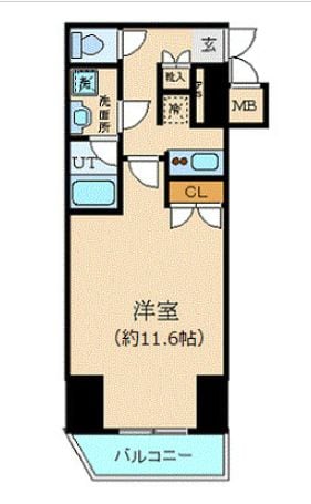 パレステュディオ虎ノ門の物件間取画像