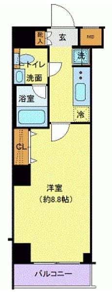 シーフォルム下丸子Ⅱの物件間取画像