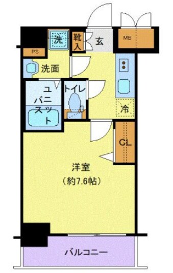 プレサンス新宿中落合メーディオの物件間取画像