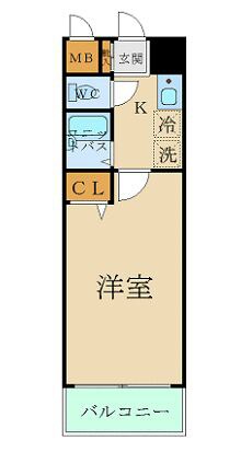 プレール三田の物件間取画像