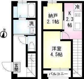 大井町駅 徒歩12分 1階の物件間取画像