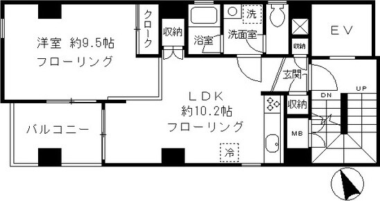 パークビュー南青山の物件間取画像