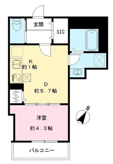玉南ビルの物件間取画像