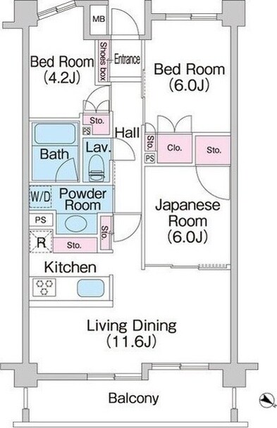 西馬込駅 徒歩15分 2階の物件間取画像