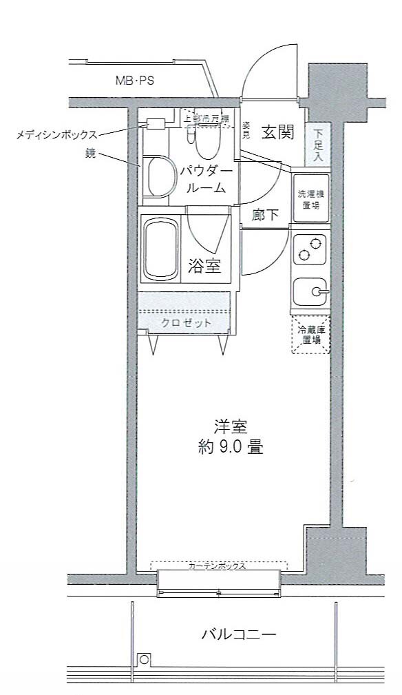 豊洲駅 徒歩4分 2階の物件間取画像