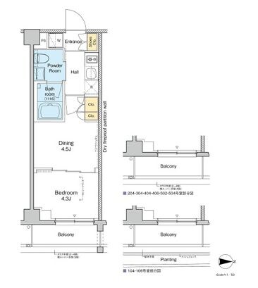 大井町駅 徒歩9分 4階の物件間取画像