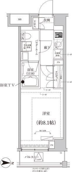 CREAL premier大島の物件間取画像