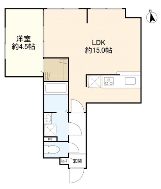 三軒茶屋駅 徒歩8分 3階の物件間取画像