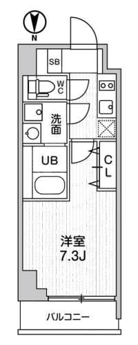 大森町駅 徒歩2分 2階の物件間取画像