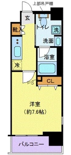 クレイシア芝浦ウォーターフロントの物件間取画像