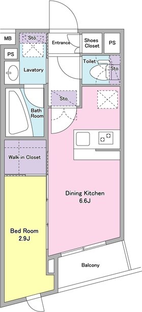 西馬込駅 徒歩9分 2階の物件間取画像