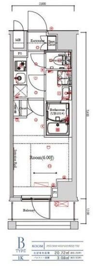 戸越銀座駅 徒歩8分 3階の物件間取画像