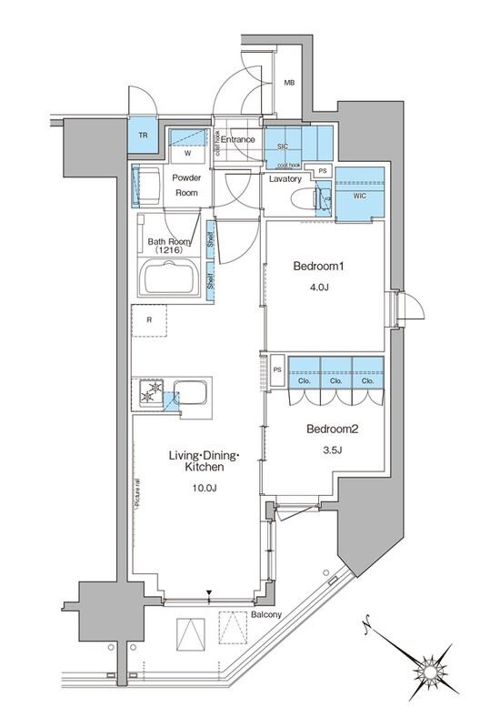 ルフォンプログレ西大井プレミアの物件間取画像