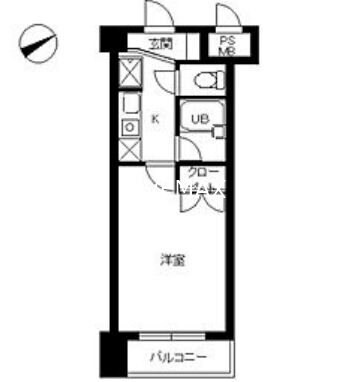 西新宿駅 徒歩3分 4階の物件間取画像