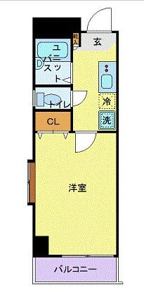 両国駅 徒歩4分 8階の物件間取画像