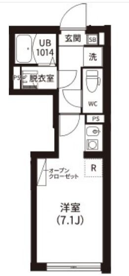 レピュア南大井レジデンスの物件間取画像