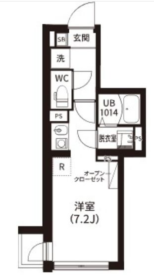 レピュア南大井レジデンスの物件間取画像