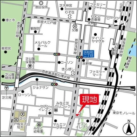 芝公園駅 徒歩7分 6階の物件内観写真