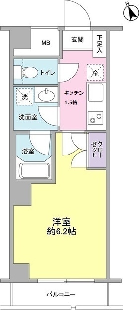 エスト　ソーレの物件間取画像