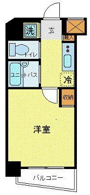 スカイコート後楽園EASTの物件間取画像