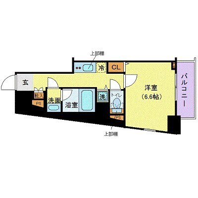 メイクスデザイン東新宿の物件間取画像