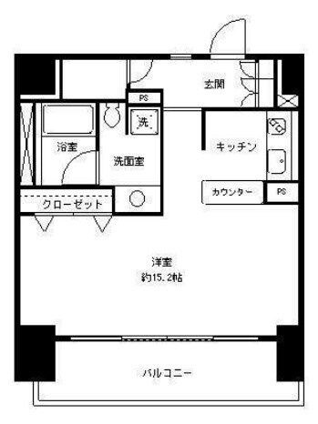 パークキューブ東品川の物件間取画像