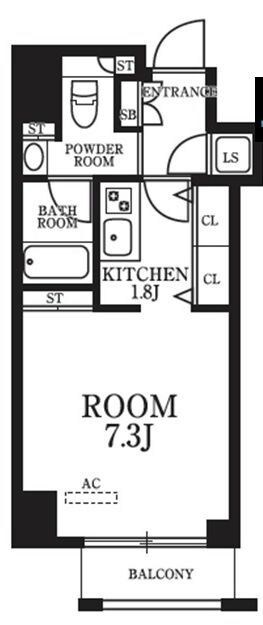 大森駅 徒歩4分 4階の物件間取画像