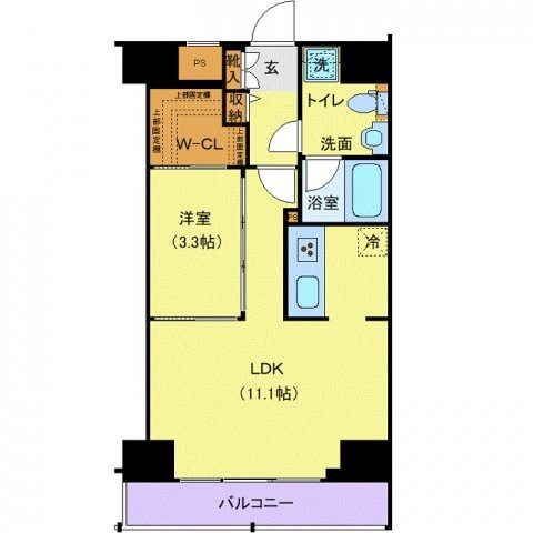 Log浅草の物件間取画像