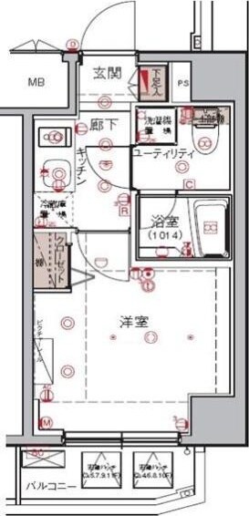 ハーモニーレジデンス大森WESTの物件間取画像