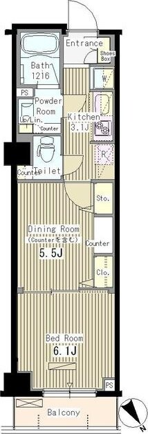 馬込駅 徒歩4分 3階の物件間取画像