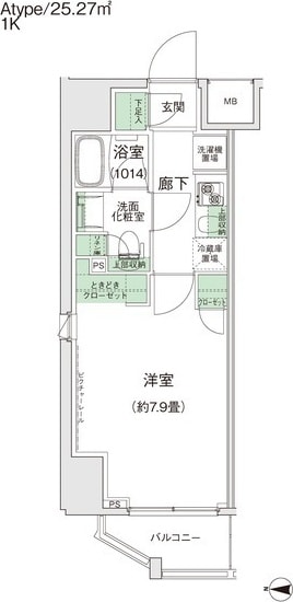 スタイリオ蒲田Ⅱの物件間取画像