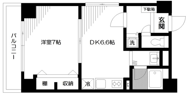 ボヌール三軒茶屋の物件間取画像