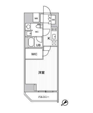 ALTERNA恵比寿の物件間取画像