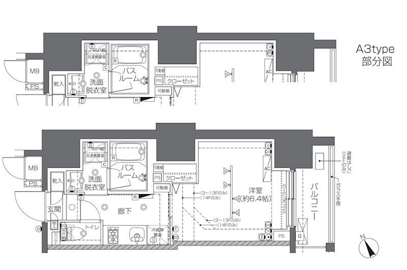 ZOOM椎名町の物件間取画像