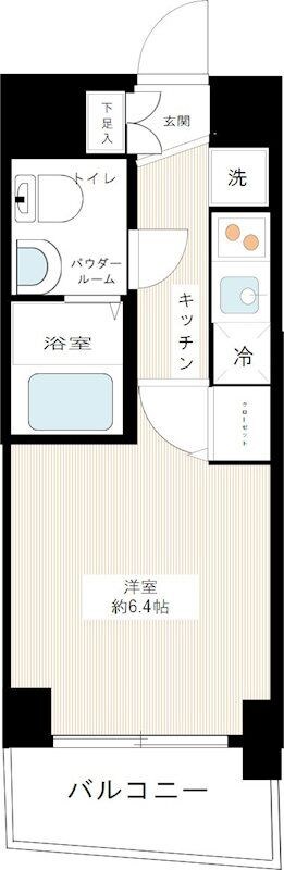 武蔵小山駅 徒歩12分 5階の物件間取画像