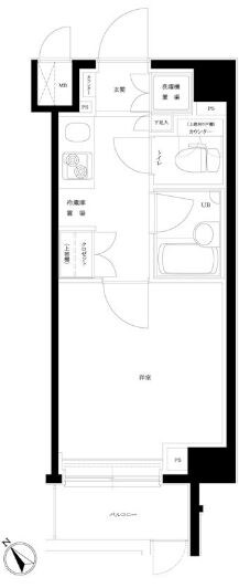 不動前駅 徒歩9分 1階の物件間取画像