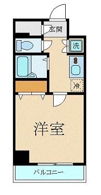 スカイコートヴィーダ五反田WESTの物件間取画像