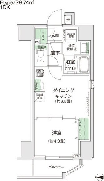 スタイリオ蒲田Ⅱの物件間取画像