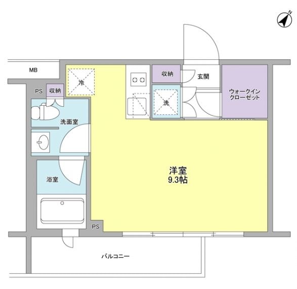 中延駅 徒歩3分 4階の物件間取画像