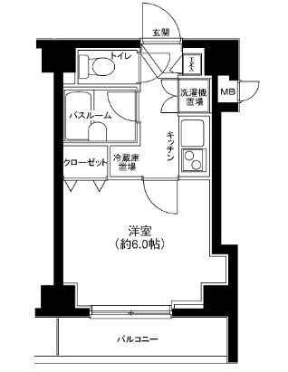 新大塚駅 徒歩8分 3階の物件間取画像