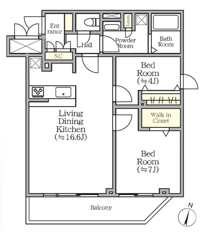 CREALpremier西馬込の物件間取画像