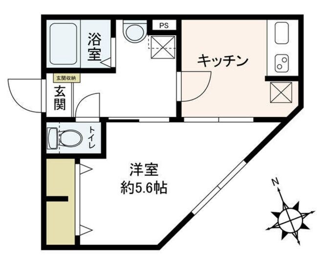 エスメラルダ大森の物件間取画像