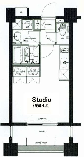 麻布十番駅 徒歩6分 3階の物件間取画像