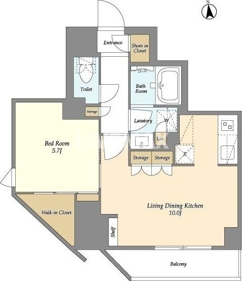 グランカーサ蒲田ウエストの物件間取画像