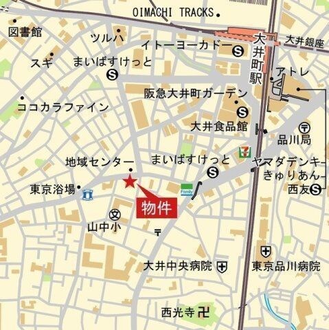 Ｆｕｕ Ｏｉｍａｃｈｉ ｂｙ ＬＡＴＩＥＲＲＡの物件内観写真