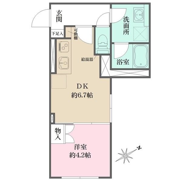 Fika大井町の物件間取画像